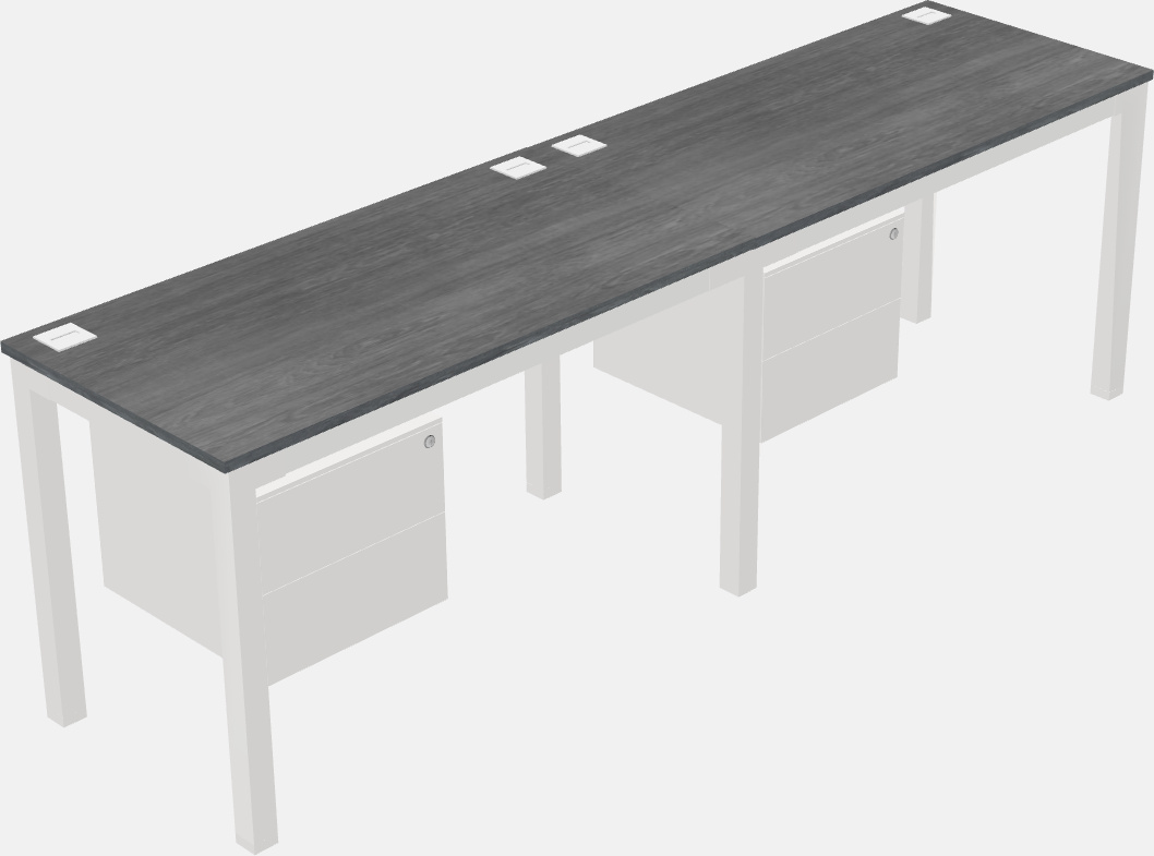 Rectangular desk