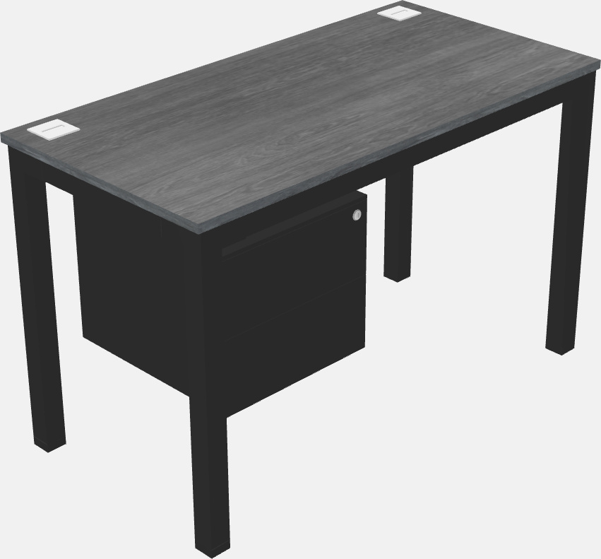 Rectangular desk