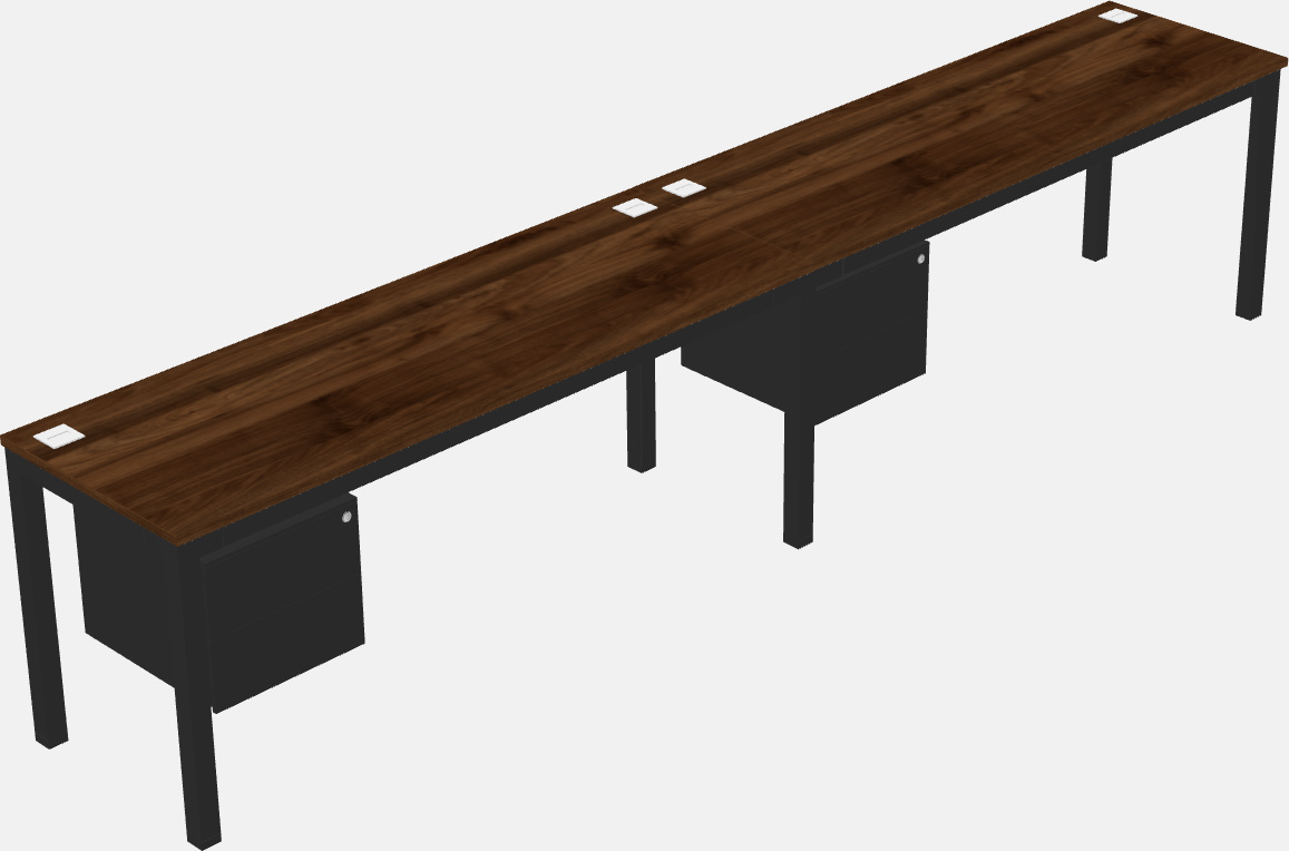 Rectangular desk