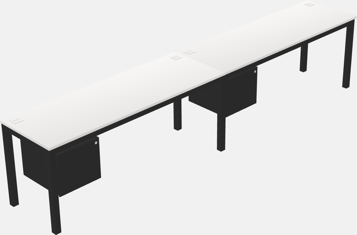 Rectangular desk