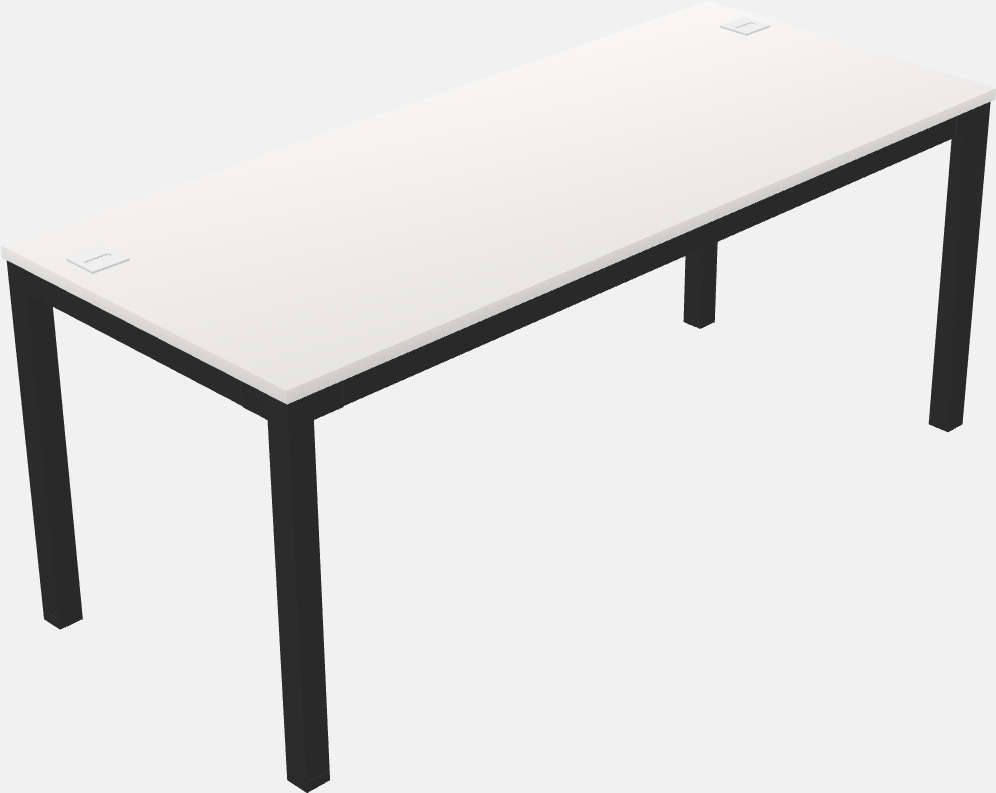 Rectangular desk