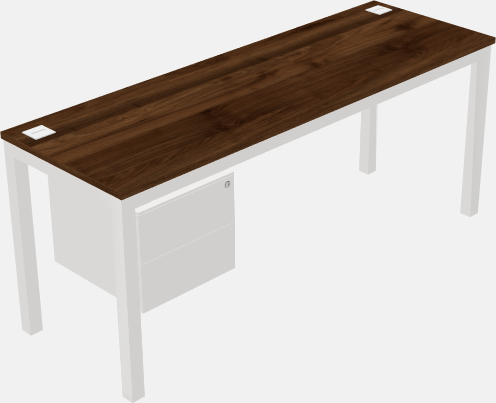 Rectangular desk