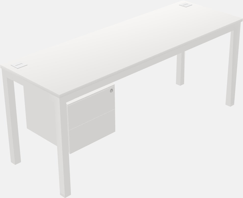 Rectangular desk