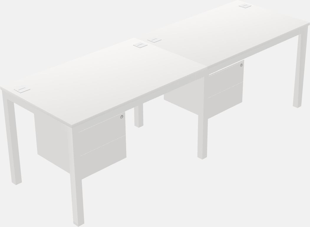 Rectangular desk