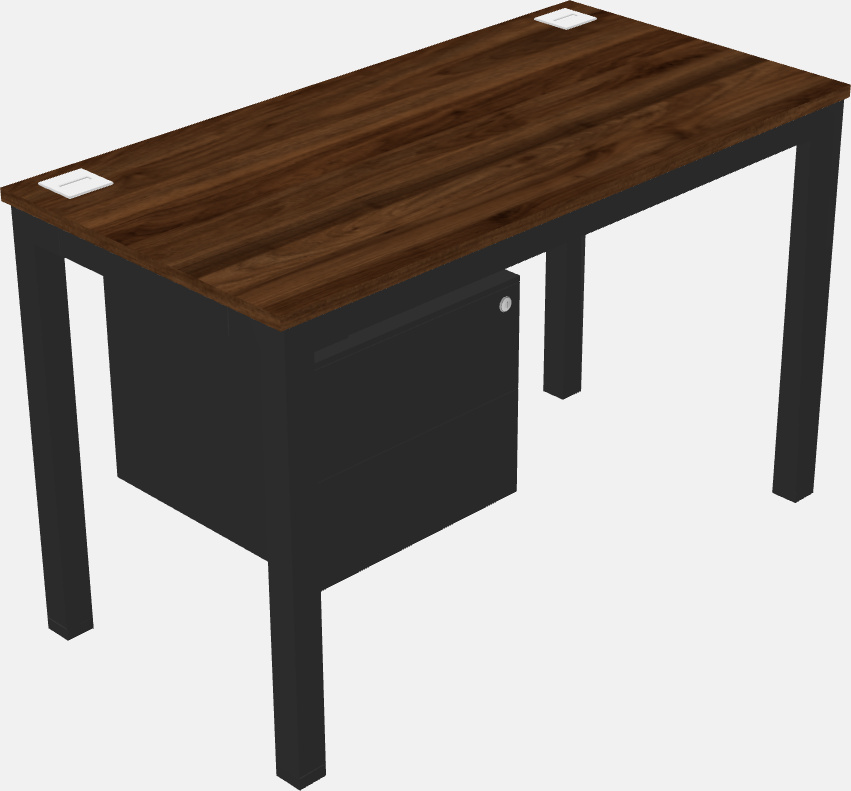 Rectangular desk