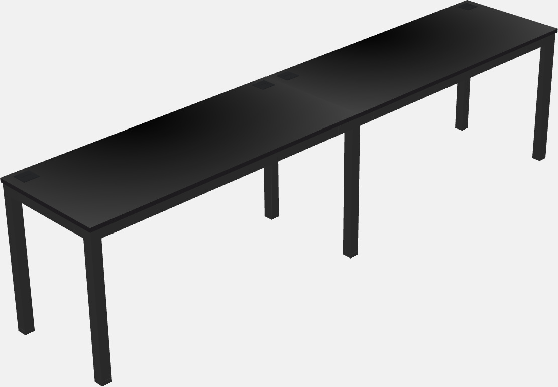 Rectangular desk