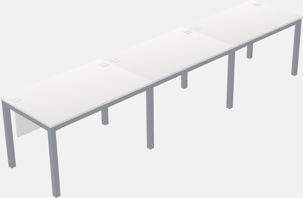 Rectangular desk