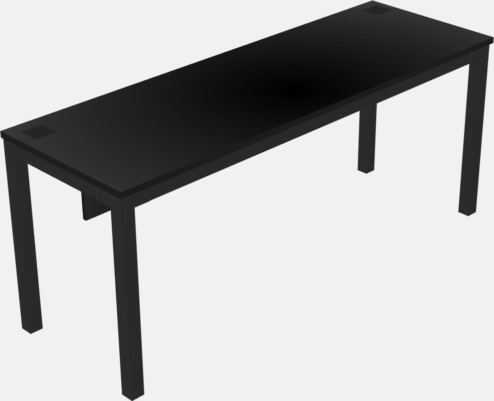 Rectangular desk