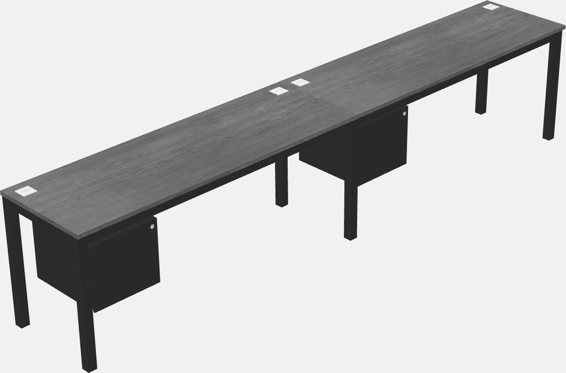 Rectangular desk