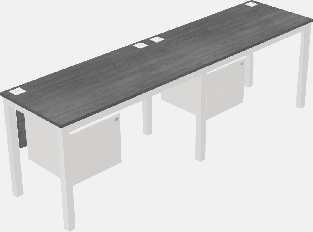 Rectangular desk