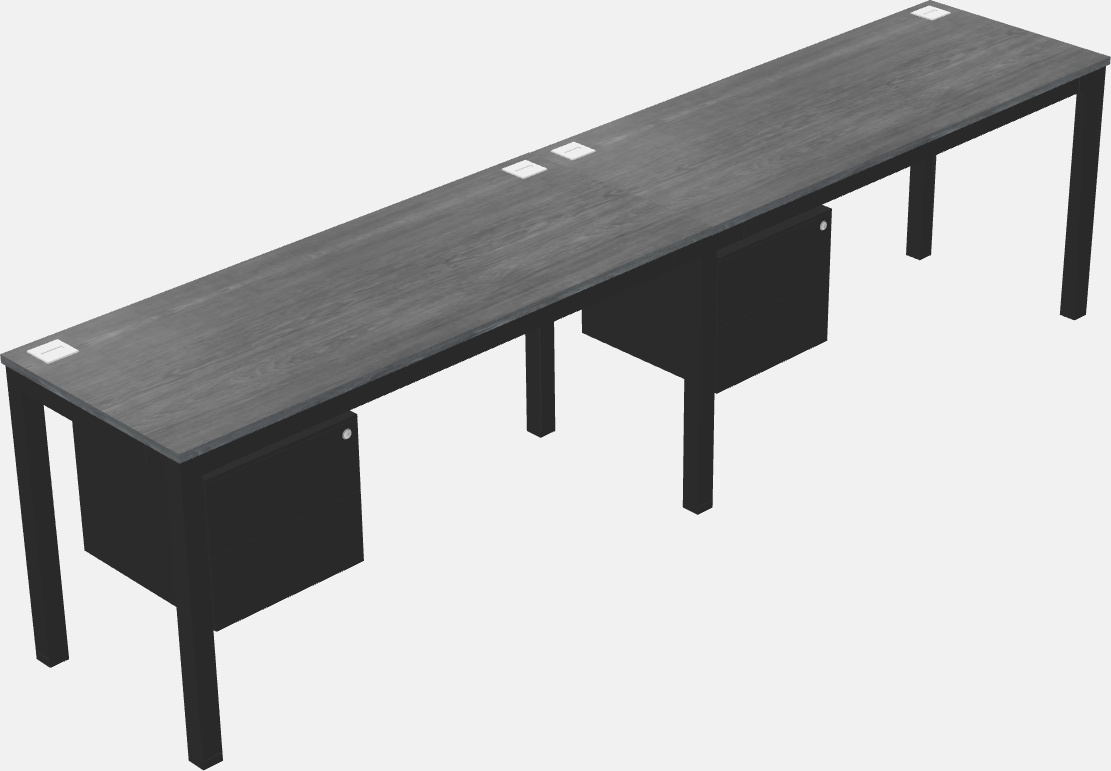 Rectangular desk