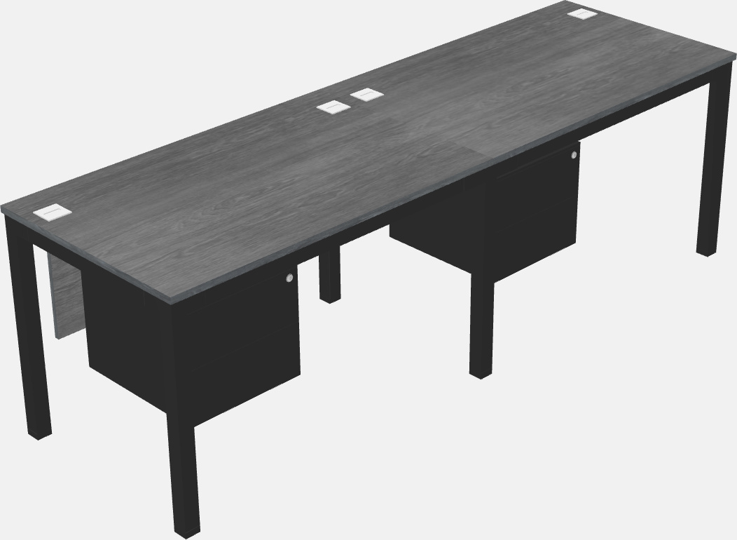 Rectangular desk