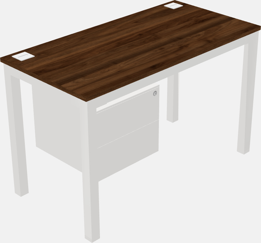 Rectangular desk