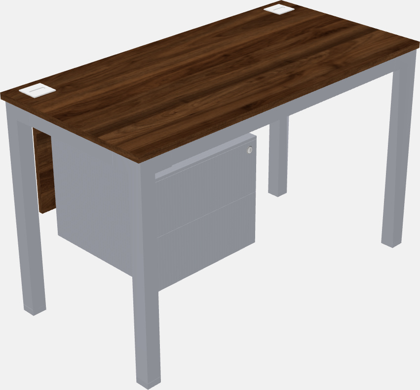 Rectangular desk