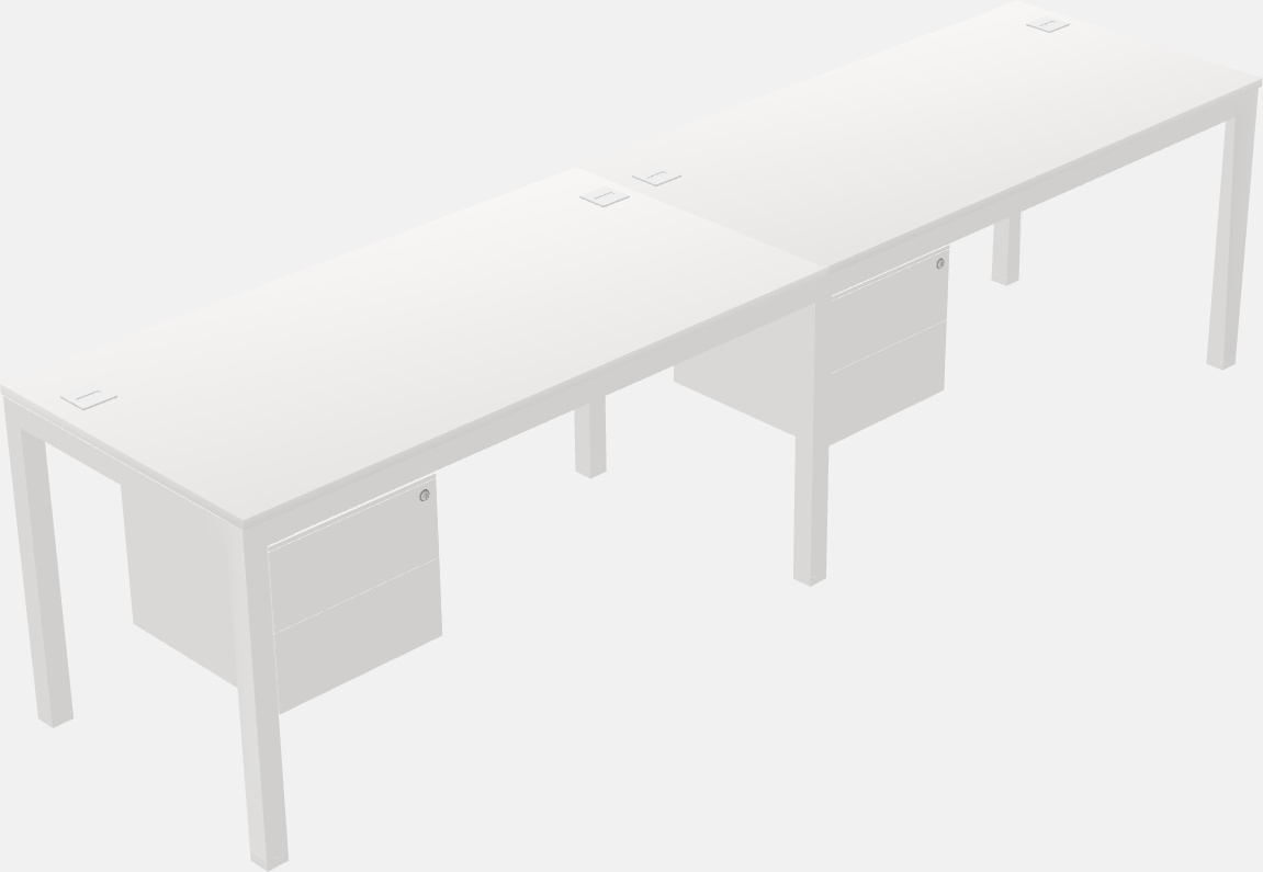 Rectangular desk