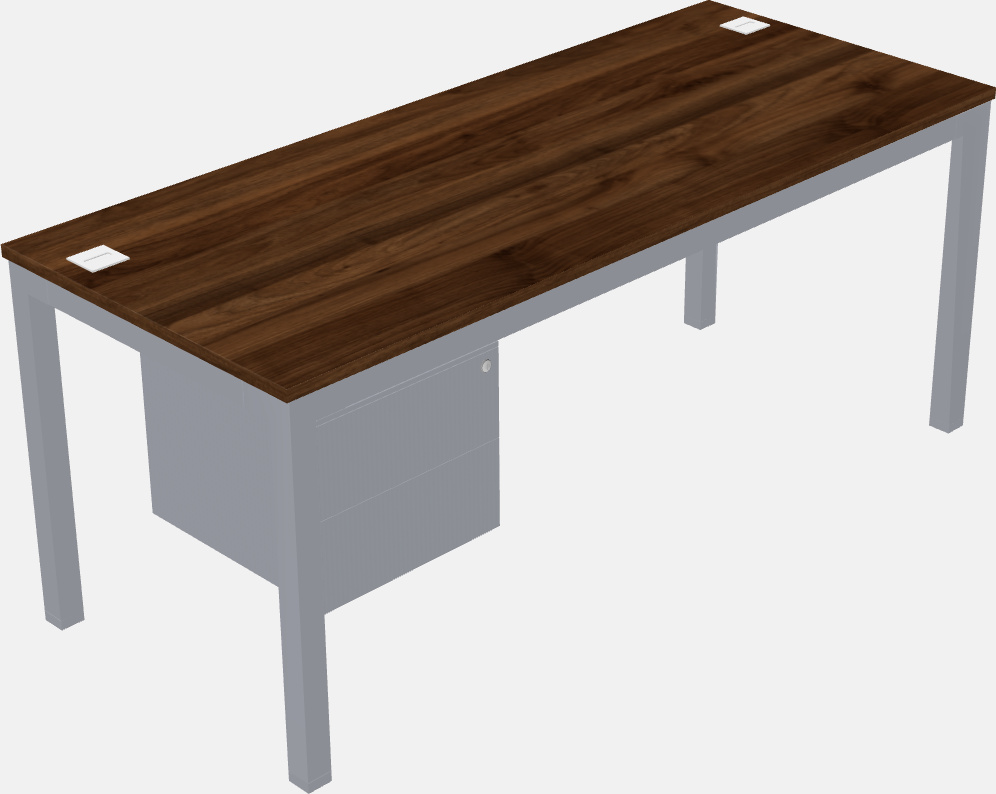 Rectangular desk