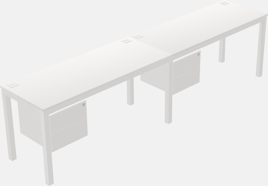 Rectangular desk