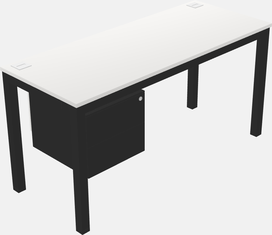 Rectangular desk