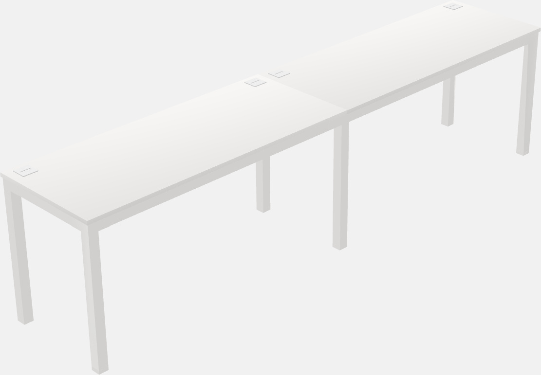 Rectangular desk