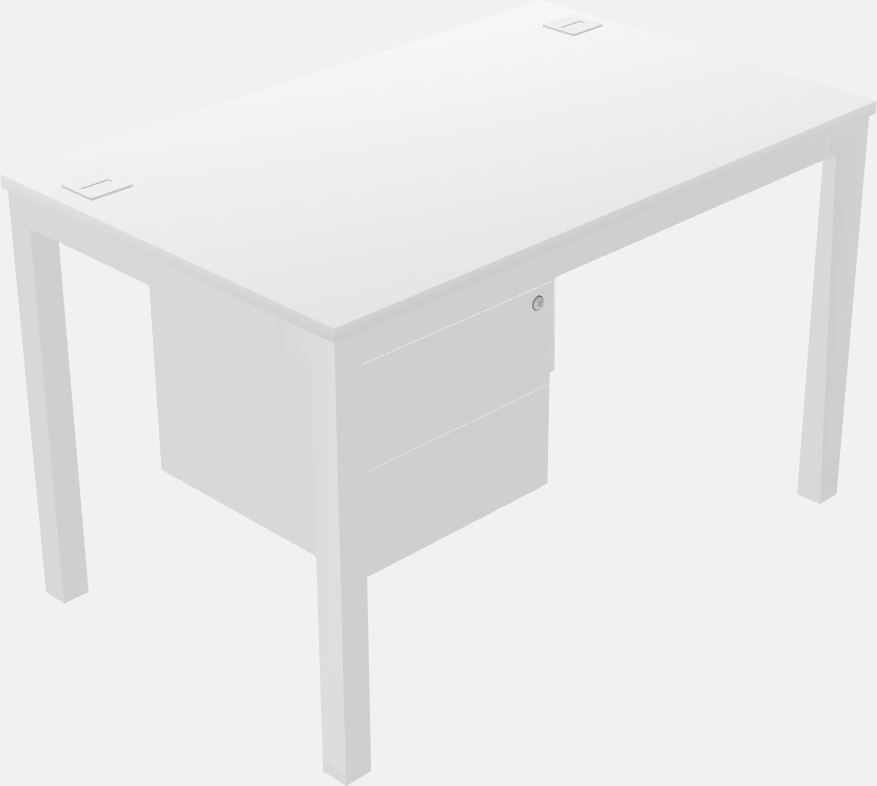 Rectangular desk