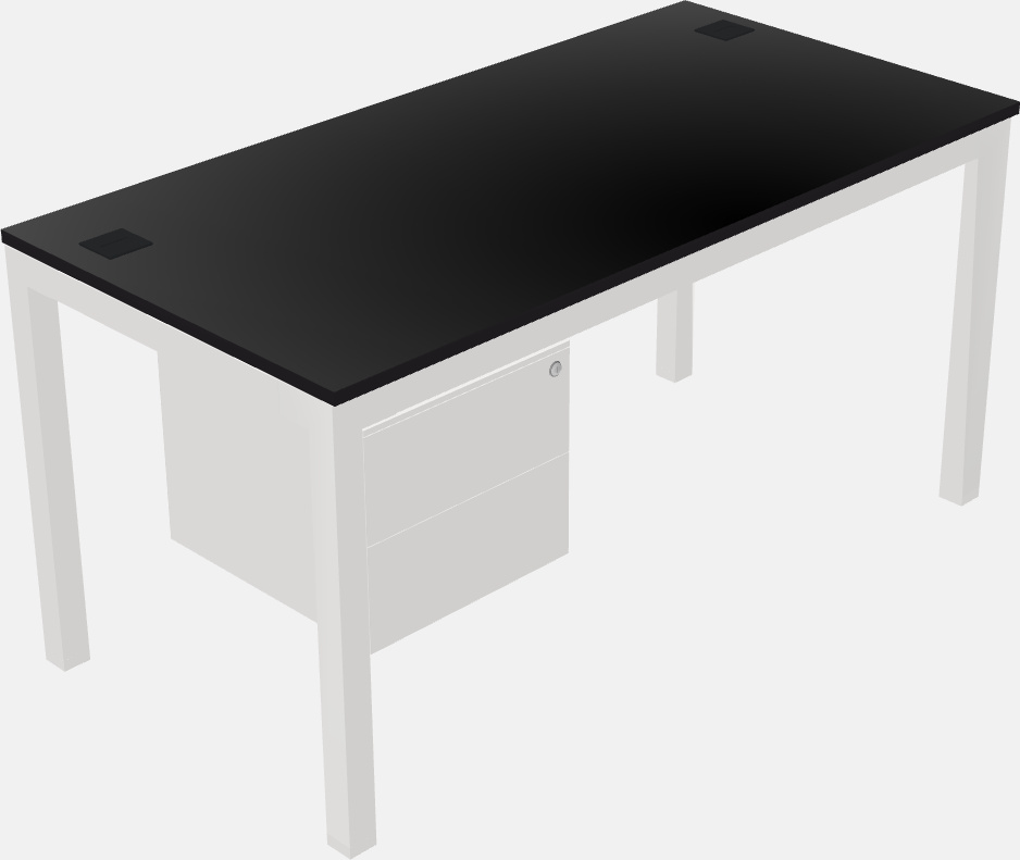 Rectangular desk