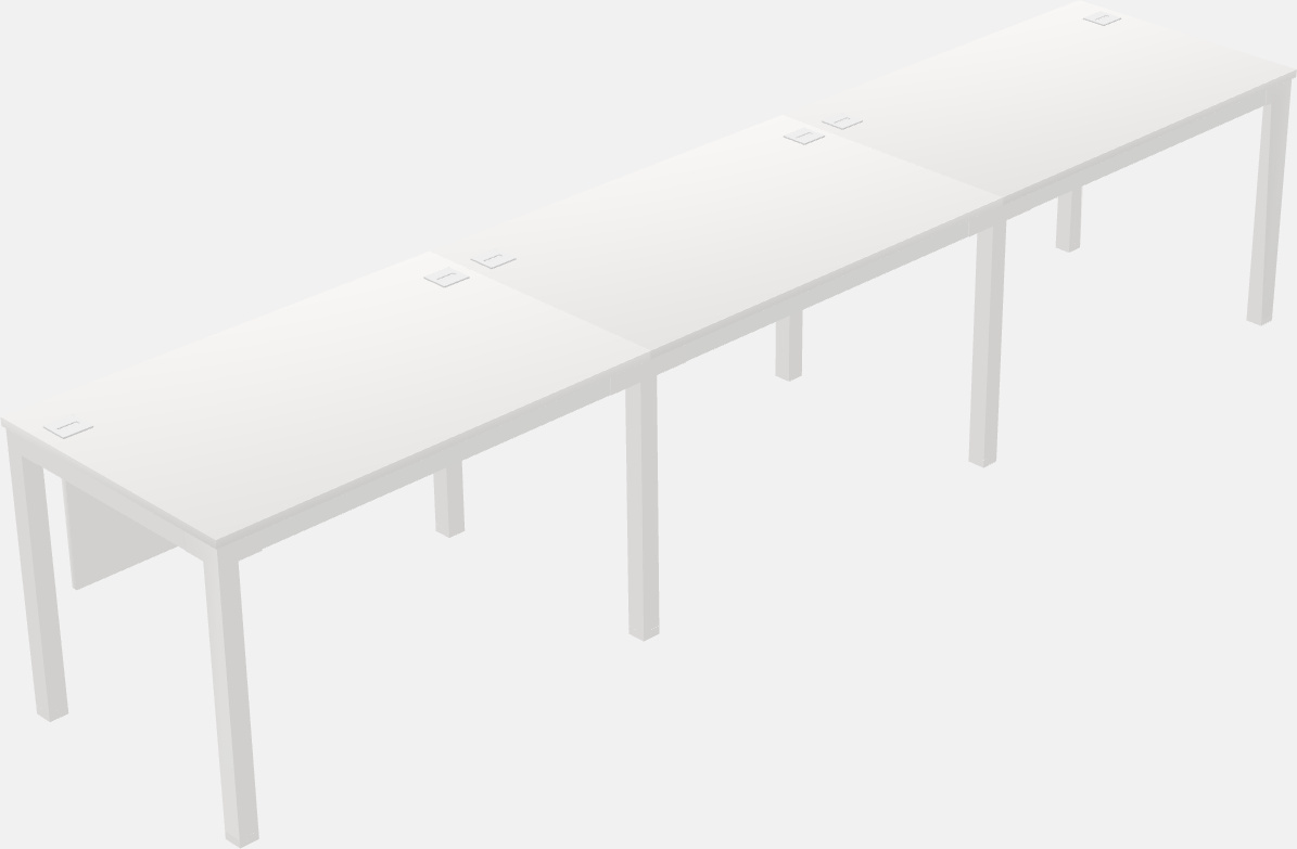 Rectangular desk