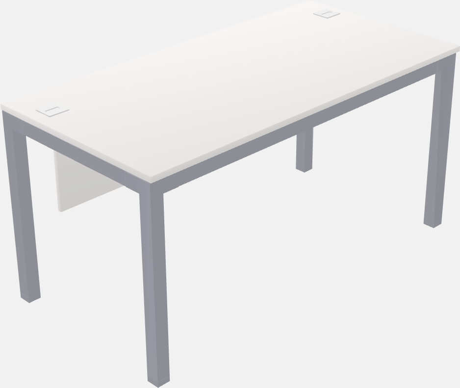 Rectangular desk