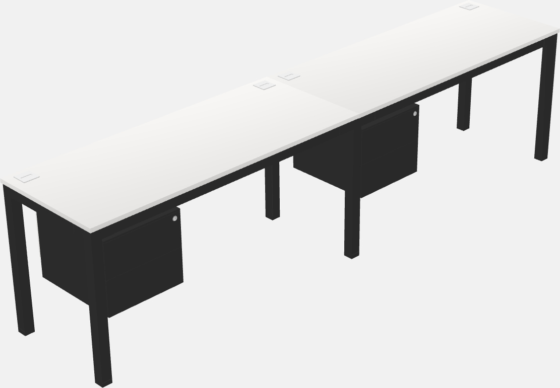 Rectangular desk