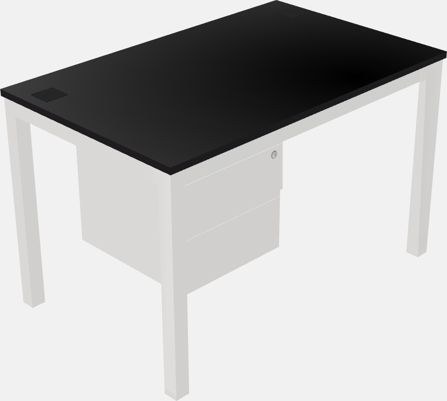 Rectangular desk