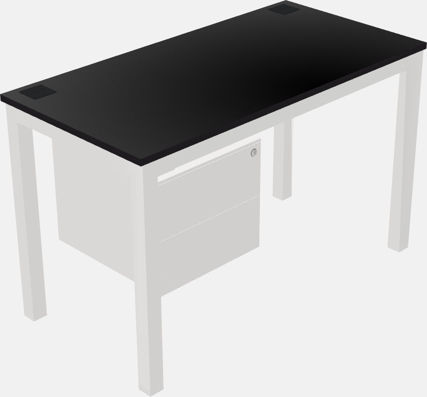 Rectangular desk