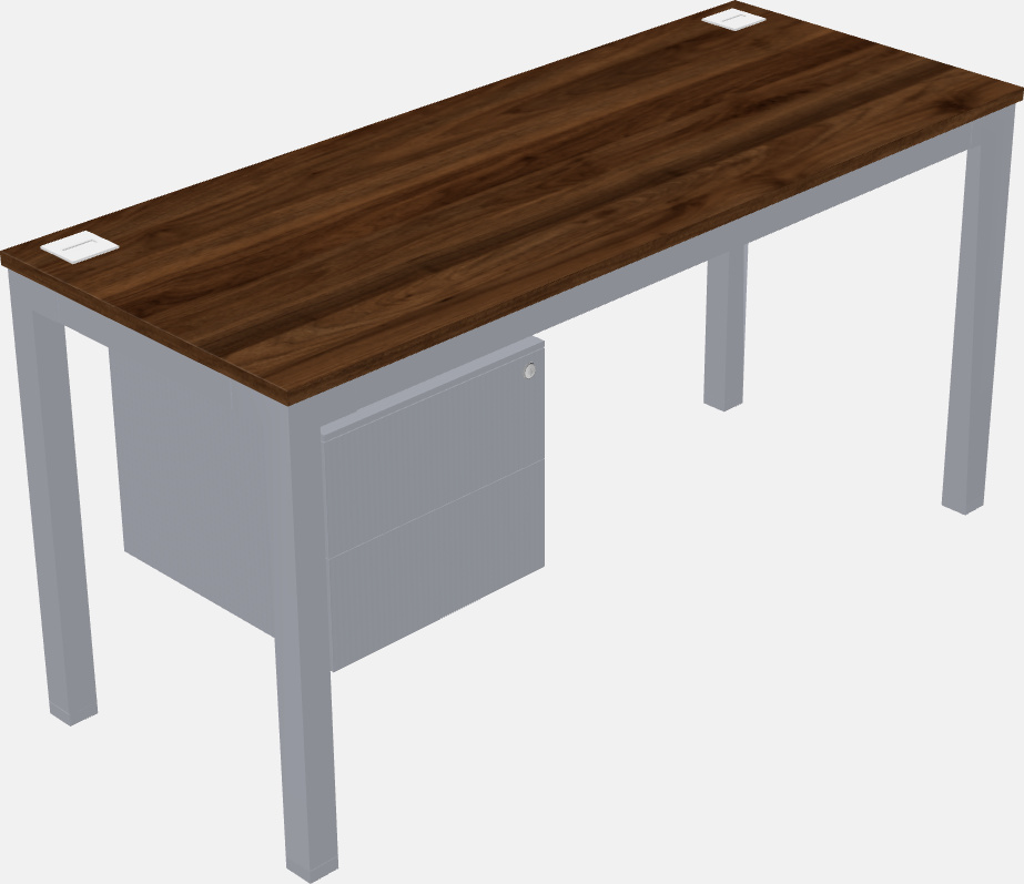 Rectangular desk