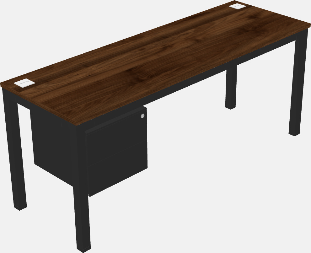 Rectangular desk