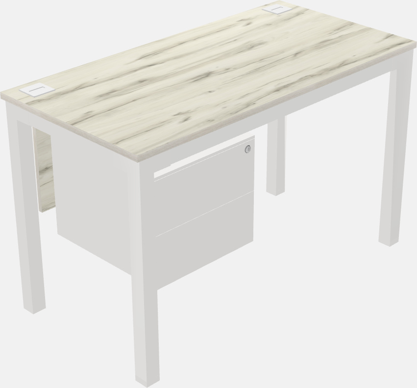 Rectangular desk