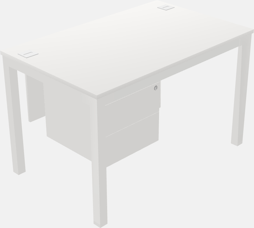 Rectangular desk