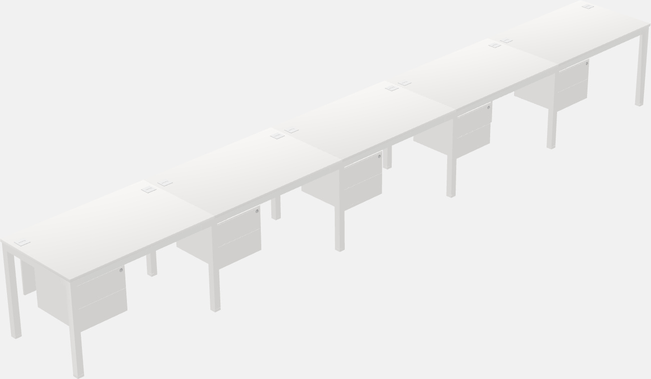 Rectangular desk