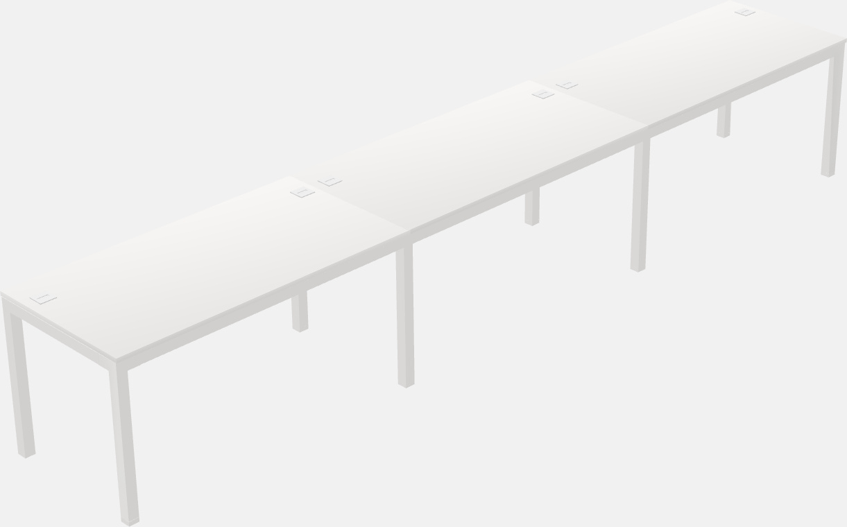 Rectangular desk