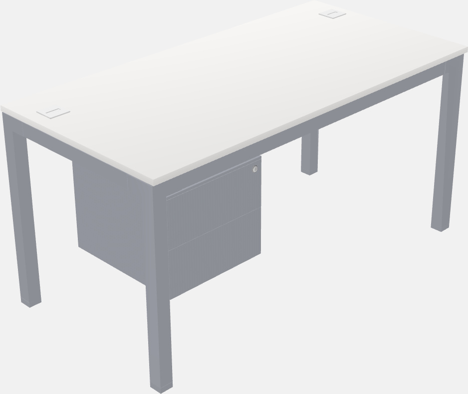 Rectangular desk