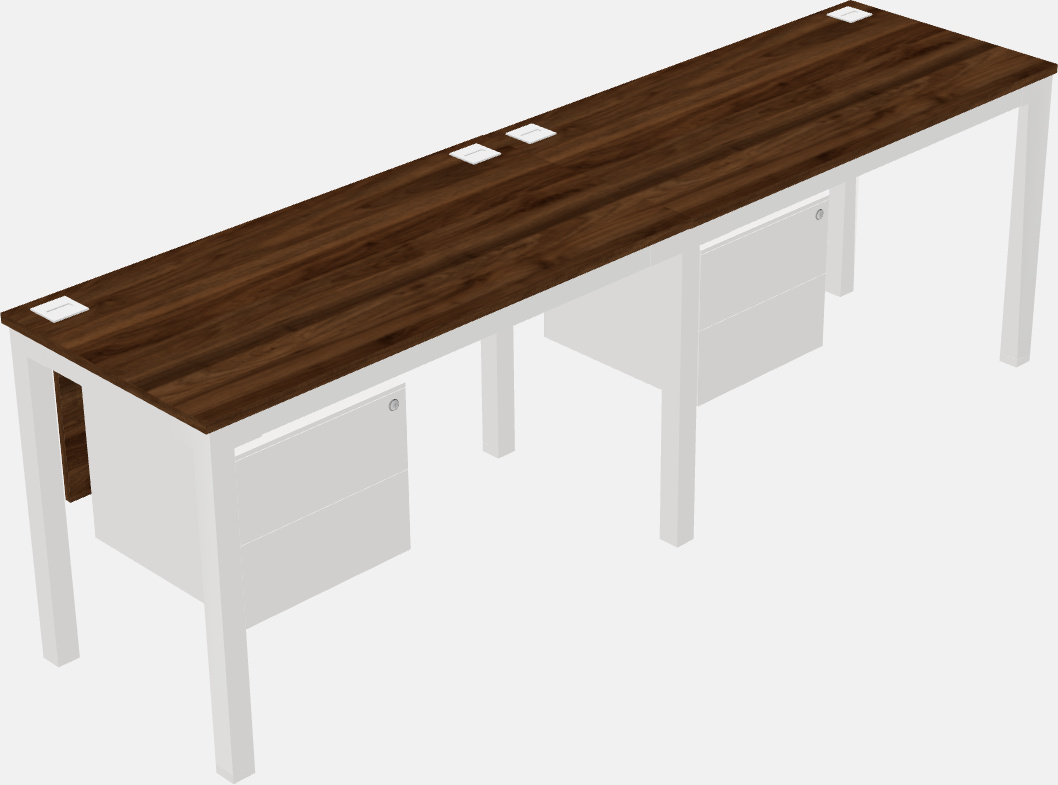 Rectangular desk