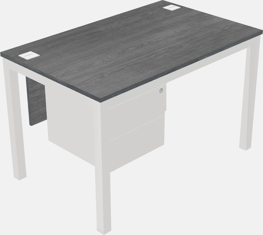 Rectangular desk