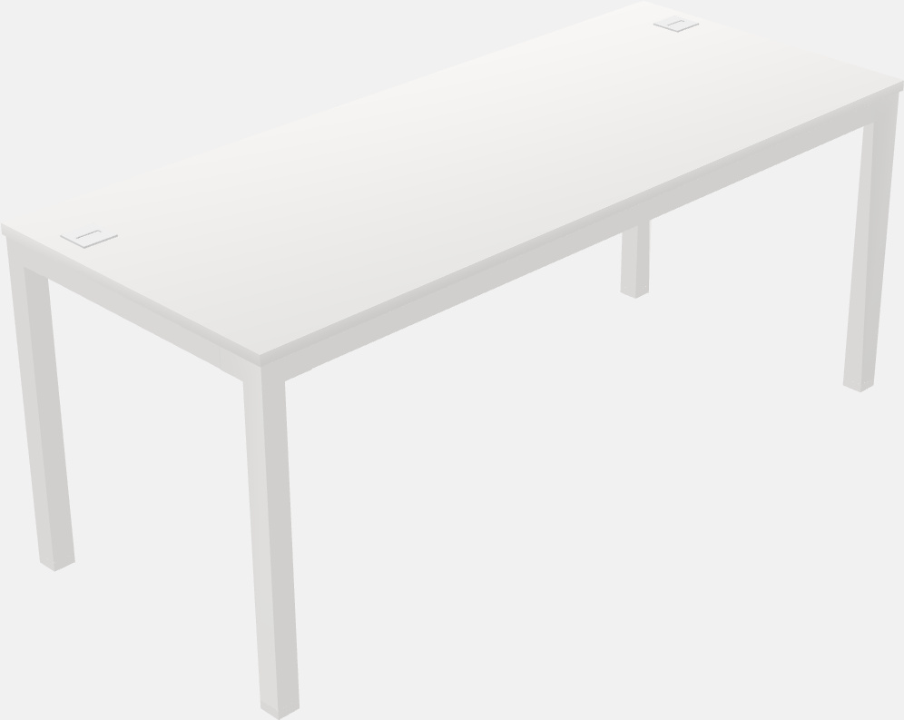 Rectangular desk