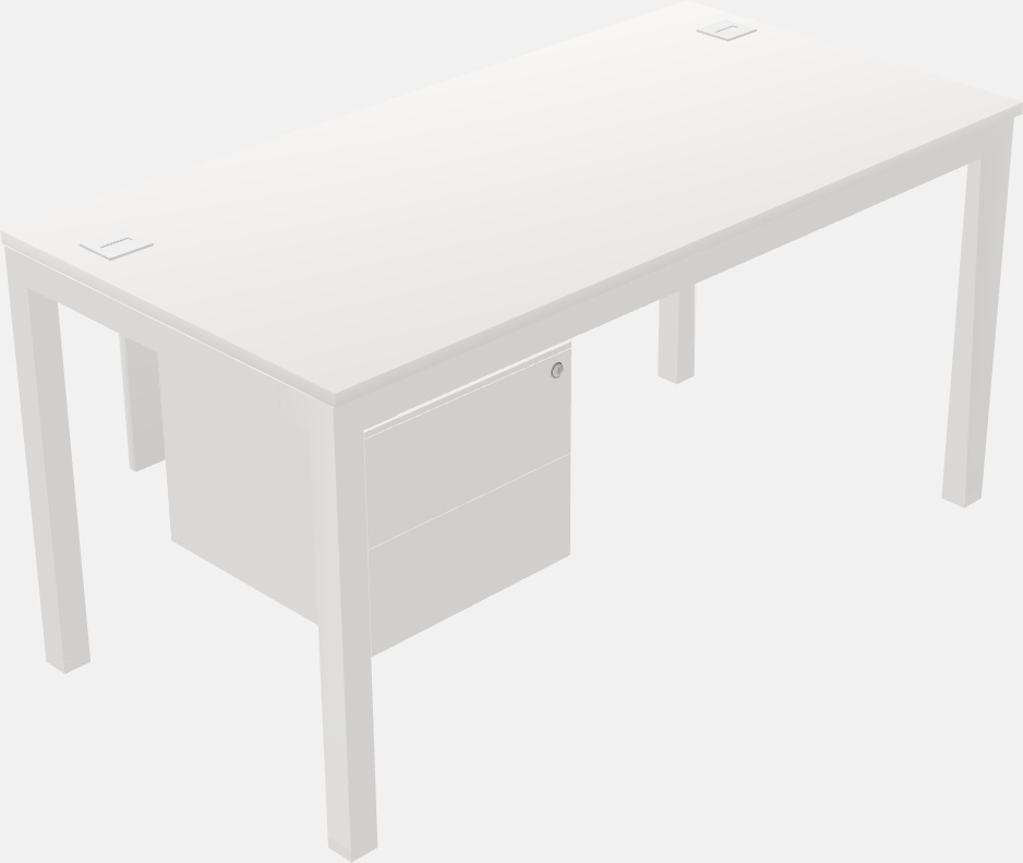 Rectangular desk