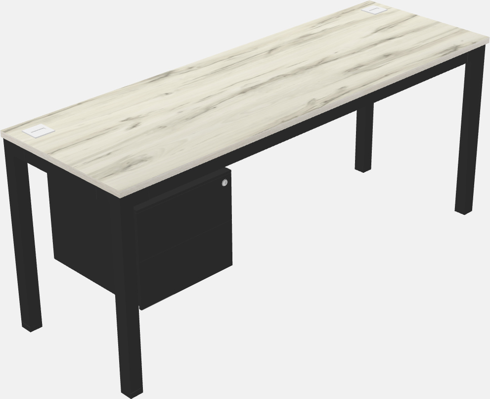 Rectangular desk