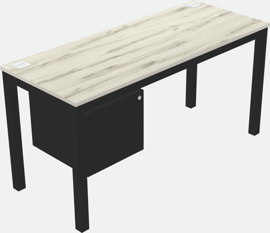 Rectangular desk