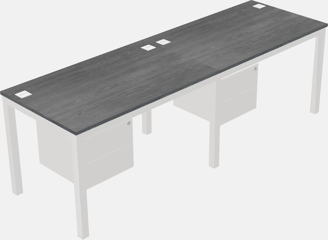 Rectangular desk