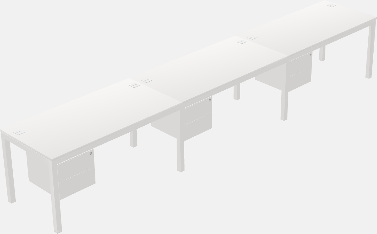 Rectangular desk