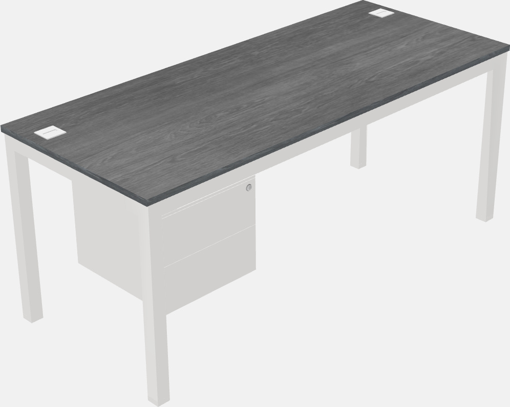 Rectangular desk