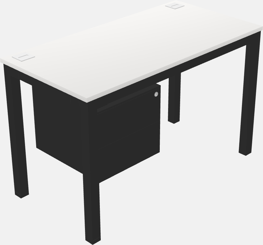 Rectangular desk