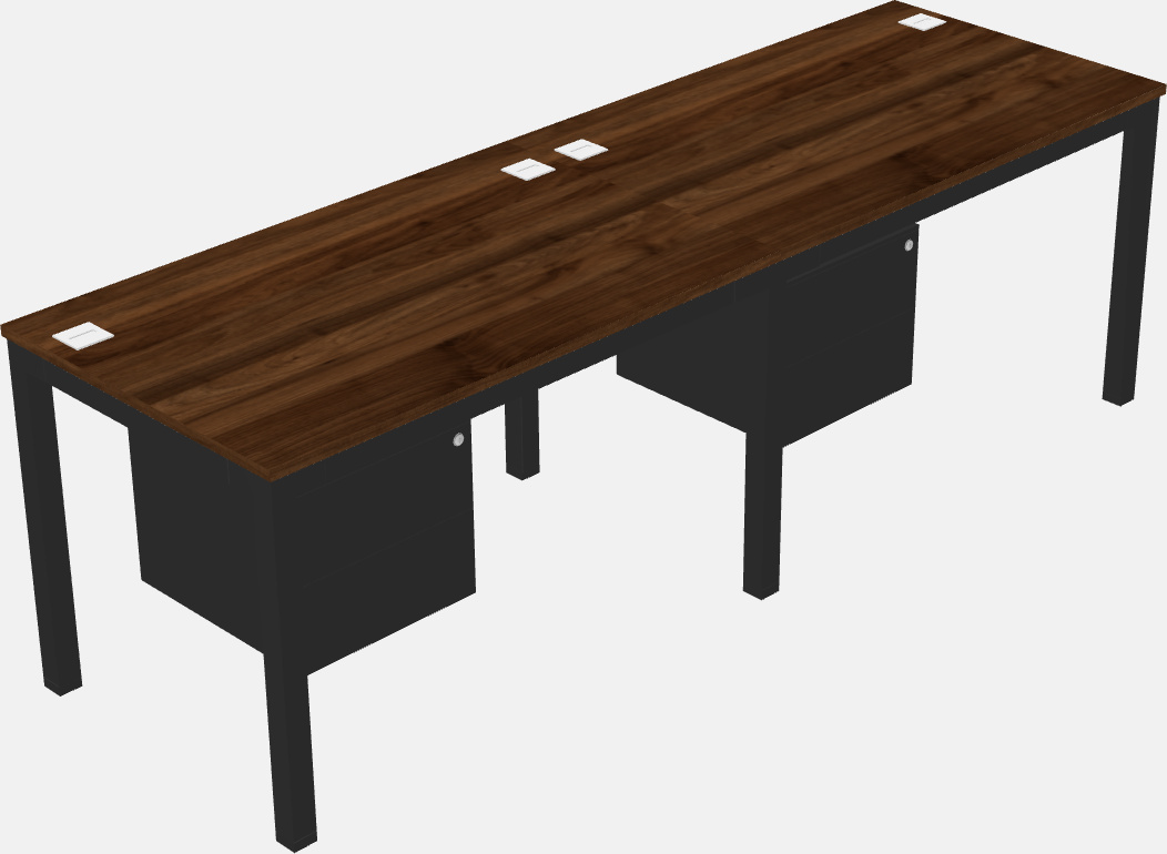 Rectangular desk