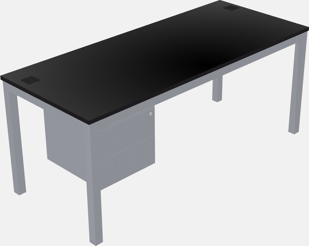 Rectangular desk