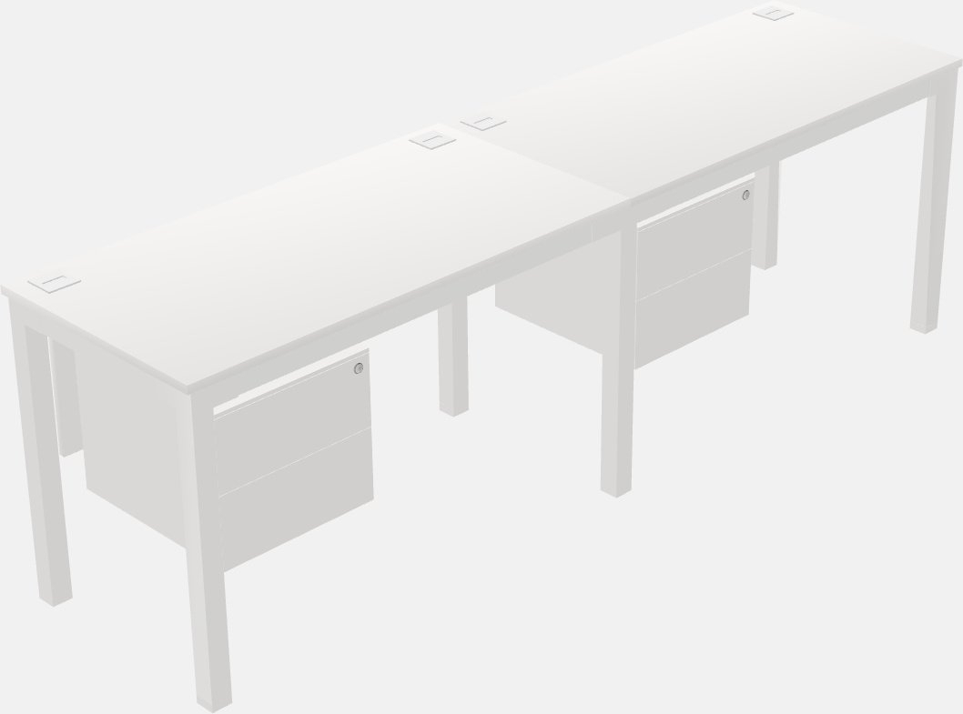 Rectangular desk